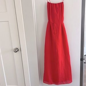 Banana Republic Red linen lightweight dress NWT!